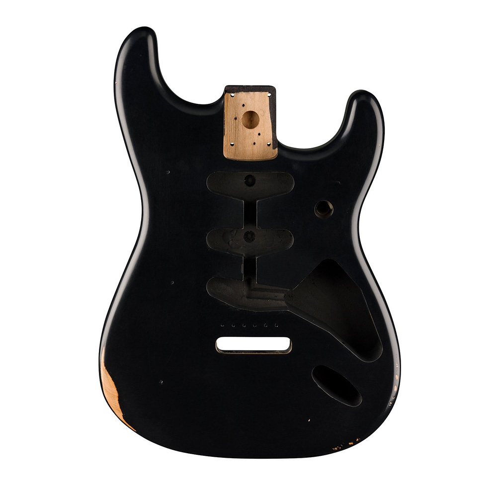 Fender Road Worn 50s Stratocaster SSS Alder Body Vintage Bridge Mount Black Gövde